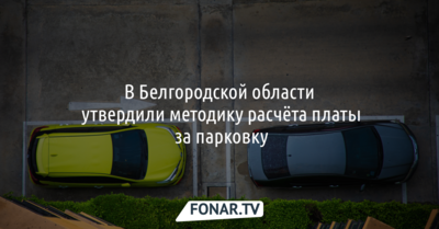 В Белгородской области определились с максимальной стоимостью часа платной парковки
