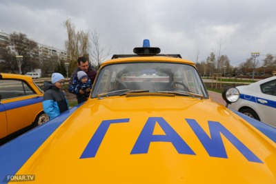 Белгородцам показали, какую технику раньше использовали автоинспекторы