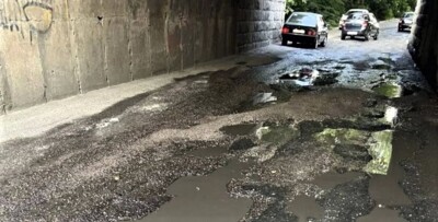 Белгородцы измерили лужи на Крейде в 69 годовщину её присоединения к городу