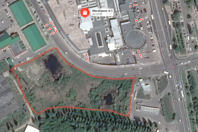 В Белгороде продают под застройку пустырь за ТРЦ «МегаГринн»