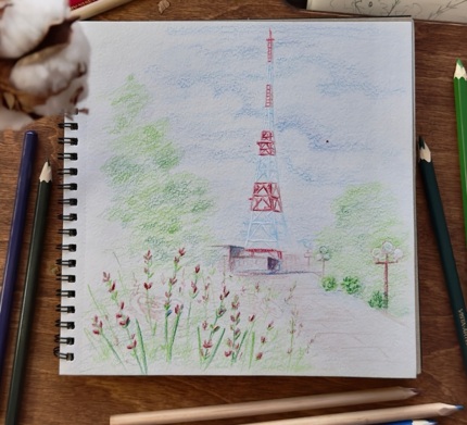 «Белгород в карандаше». «Фонарь» попросил белгородцев нарисовать город на бумаге