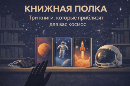 ​Книжная полка. Три книги, которые приблизят для вас космос