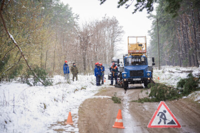 ​Белгородские энергетики полностью восстановили электроснабжение, нарушенное из-за снежного циклона