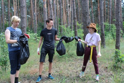 Белгородские эковолонтёры убрали мусор в Сосновке и Шопино