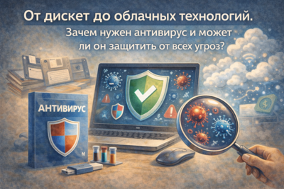 От дискет до облачных технологий. Зачем нужен антивирус и может ли он защитить от всех угроз? 