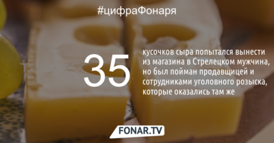  Белгородца с 35 кусочками сыра задержали полицейские