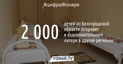 2 тысячи детей из Белгородской области отправят в оздоровительные лагеря