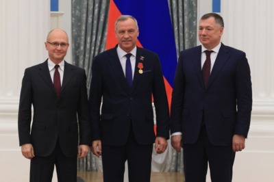 ​Главу Волоконовского района наградили медалью ордена «За заслуги перед Отечеством»