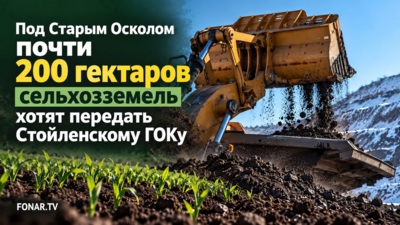 Под Старым Осколом почти 200 гектаров сельхозземель хотят передать Стойленскому ГОКу