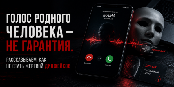 Голос родного человека — не гарантия. Рассказываем, как не стать жертвой дипфейков 