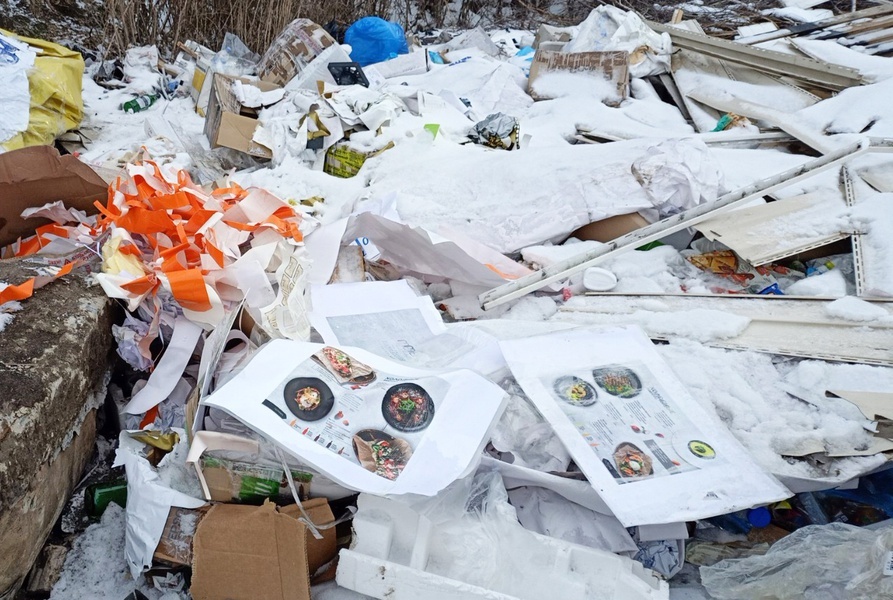 Выброшенные листы с логотипом организации помогли белгородским экологам найти тех, кто организовал свалку