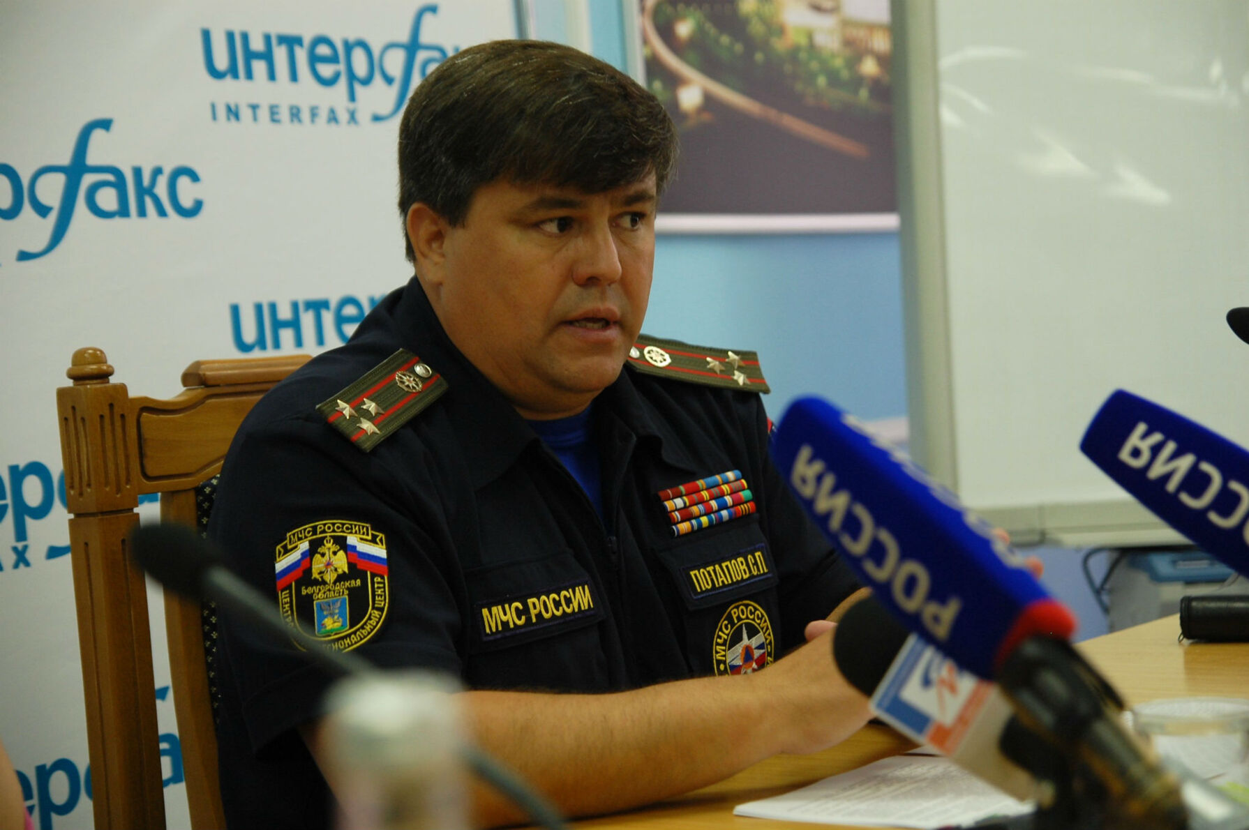 Начальник главного управления МЧС Сергей Потапов заявил о «всплеске» пожаров в регионе