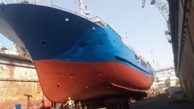 Из-за 16-миллионного долга белгородской фирмы приставы арестовали рыболовное судно «Нур-Султан»