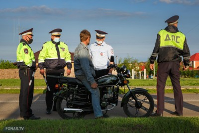 Как белгородские автоинспекторы ловили нарушителей на мотоциклах и мопедах