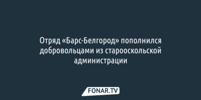 Вступить в отряд «Барс-Белгород» не смог первый глава белгородского муниципалитета