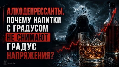 ​Алкодепрессанты. Почему напитки с градусом не снимают градус напряжения?