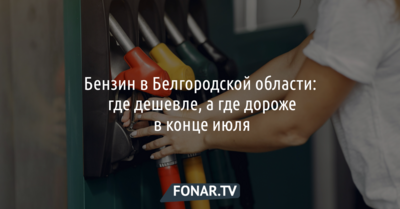 Бензин в Белгородской области. Что изменилось с ценами к концу июля?