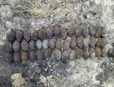 В Белгородском районе нашли 441 гранату времён Первой мировой войны