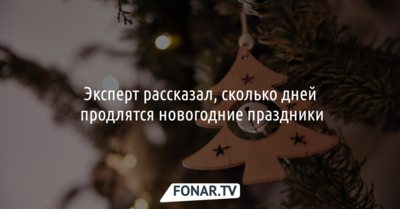 Стало известно, сколько дней продлятся новогодние праздники в 2025 году