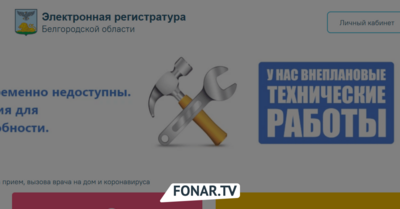 В Белгородской области «упал» сайт «Электронной регистратуры»