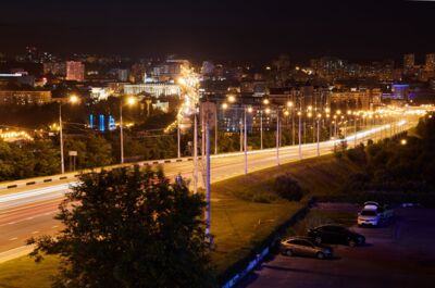 Белгородские энергетики построили более десяти километров сетей наружного освещения на неосвещённых участках автодорог