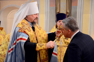 Митрополит Иоанн благословил нового мэра Белгорода 