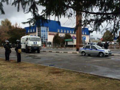 В Белгороде силовики оцепили автовокзал [обновлено]