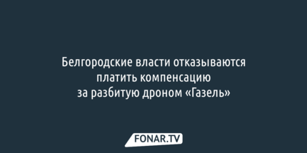 Белгородские власти отказываются платить компенсацию за разбитую дроном «Газель» 