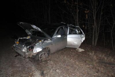 В Белгородской области автомобилист погиб, врезавшись в дерево