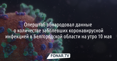 В День Победы ещё у 48 человек в Белгородской области обнаружили коронавирус