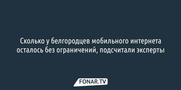 Эксперты оценили использование «белых списков» белгородцами в июле