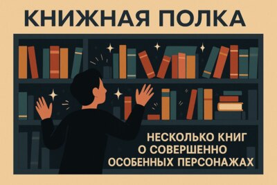 Книжная полка. Несколько книг о совершенно особенных персонажах