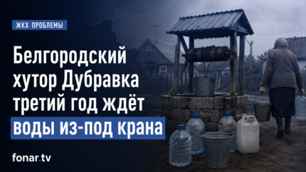 Третий год без воды. Жители белгородского хутора носят воду из колодца и читают отписки чиновников