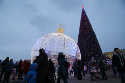 Жителей Брянска в соцсетях восхитило новогоднее оформление Белгорода