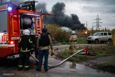 Как тушили пожар после обстрела города Шебекино