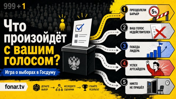 Ваш голос решает? Игра о том, как на самом деле работают выборы в Госдуму