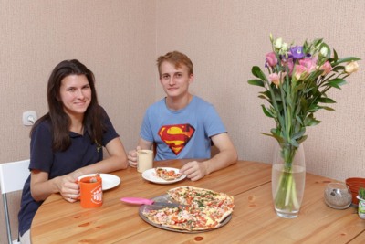Завтрак с Приосколье. Пицца от дизайнера Станислава Сизикова и декоратора Елены Бычковой​