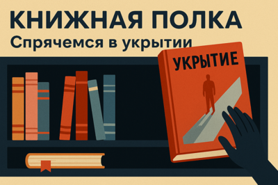 ​Книжная полка. Спрячемся в укрытии