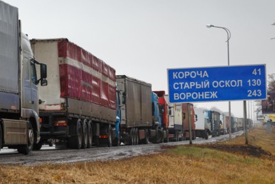 Вторая акция протеста белгородских дальнобойщиков