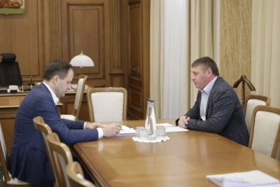 Врио белгородского губернатора провёл первую встречу с федеральным чиновником