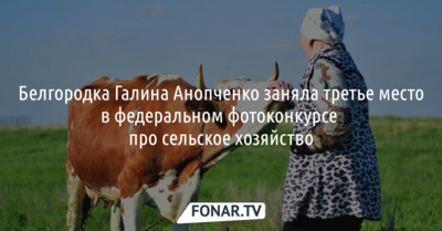 Белгородка заняла третье место в федеральном фотоконкурсе про сельское хозяйство