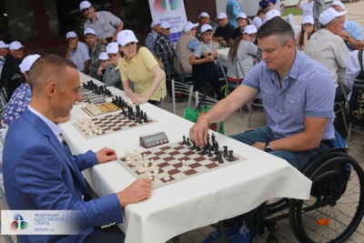 Федерация адаптивного спорта провела шахматный турнир, посвящённый 75-й годовщине Курской битвы*