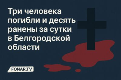 Три человека погибли и десять ранены за сутки в Белгородской области