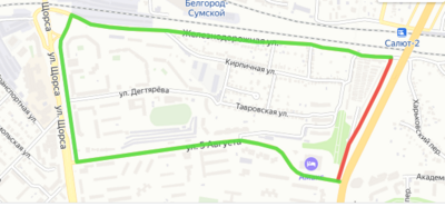 На три дня в Белгороде ограничат движение по улице Железнодорожной