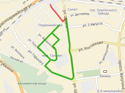 В Белгороде на полтора месяца временно ограничат движение на двух улицах