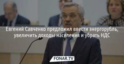 Евгений Савченко предложил ввести новую валюту — энергорубль