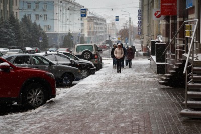В Белгородской области МЧС предупреждает о мокром снеге и гололедице
