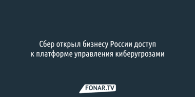 Сбер предоставил доступ российским предпринимателям к платформе управления киберугрозами