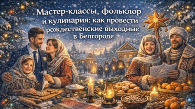 Мастер-классы, фольклор и кулинария: как провести рождественские выходные в Белгороде