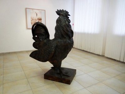 Белгородский скульптор сделал памятник петуху